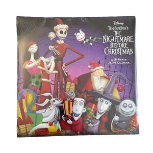 Disney The Nightmare Before Christmas 2024 Poster Calendar NWT